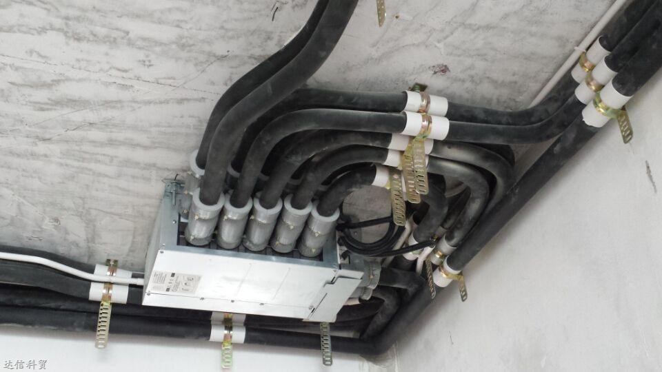 長沙藏瓏三菱電機(jī)家用中央空調(diào)吊裝完畢